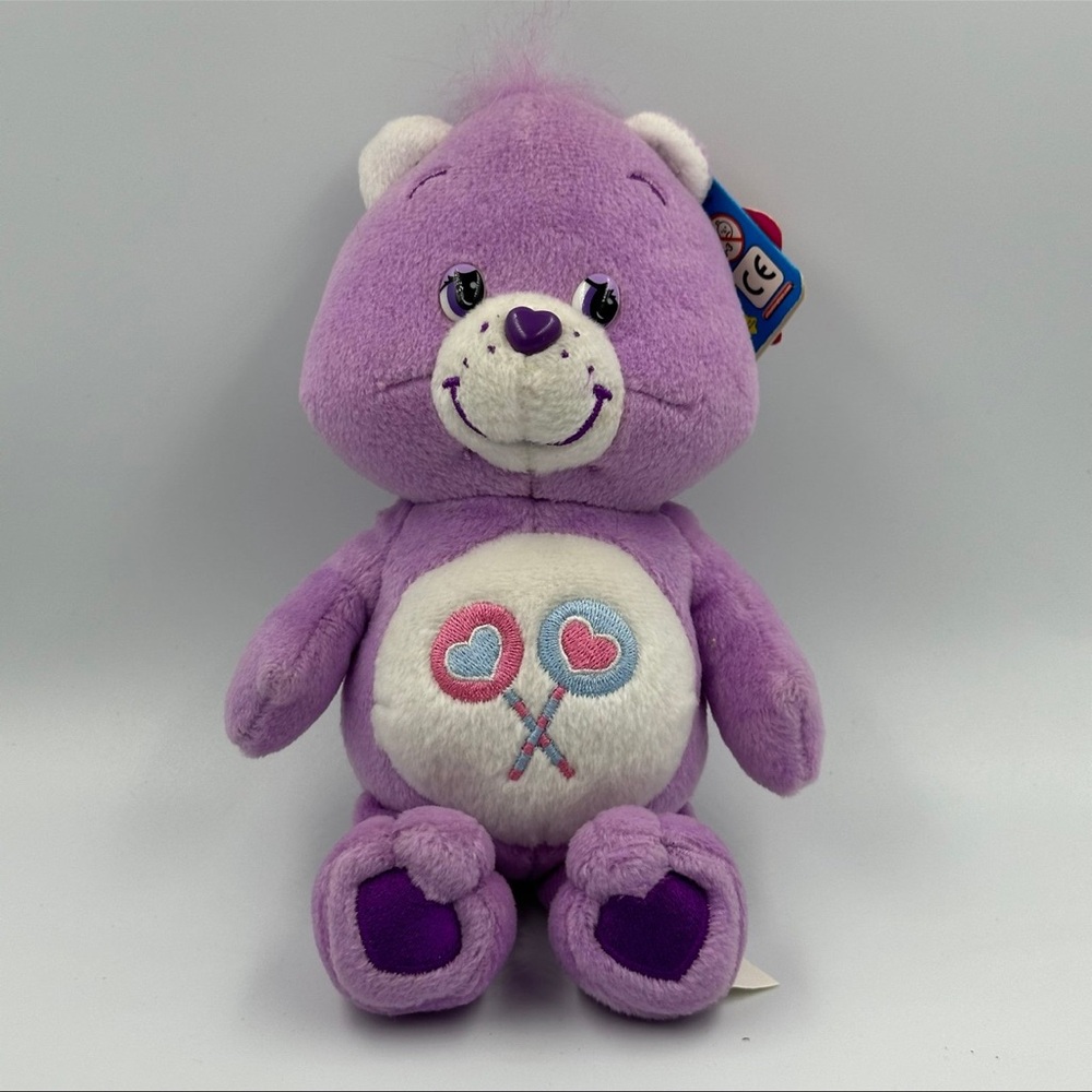 Care Bears 2006 Fun Scents Share Bear Lollipops 8" Plush Special Edition w/ Tags